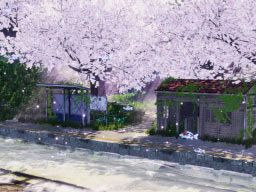 春京˸ 旧八重駅 -輝桜神社- Spring Capital˸ the Former Yae Station