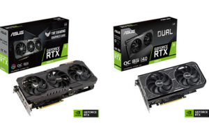 ASUSがGeForce RTX​ 3060 Tiを搭載したグラボ、DUAL-RTX3060TI-O8GD6XとTUF-RTX3060TI-O8GD6X-GAMINGを発売